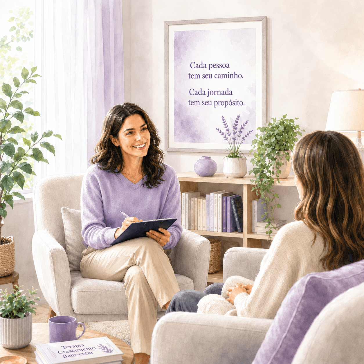 Ambiente acolhedor para iniciar sua jornada