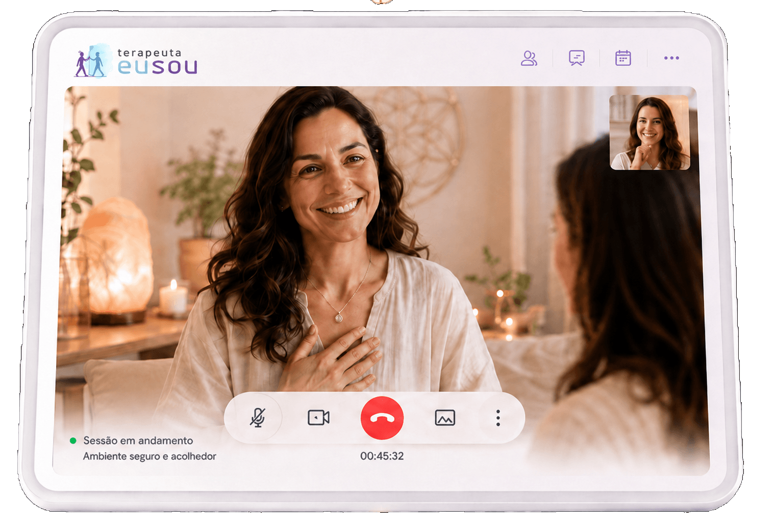 Atendimento online pela plataforma